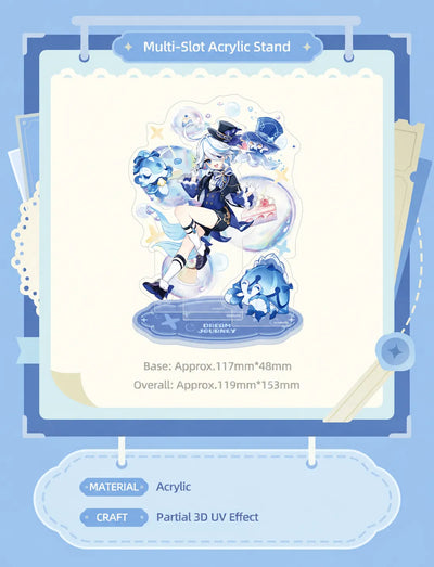Furina Dream Journey mirror phone lanyard size and material details