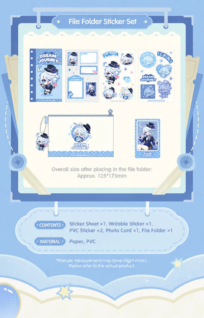 Furina Dream Journey badge and mirror phone lanyard lifestyle display