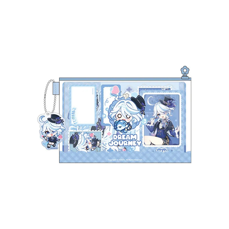Genshin Impact Dream Journey Furina document pouch and sticker set