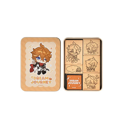 Genshin Impact Dream Journey Tartaglia Chibi Boxed Wooden Stamp