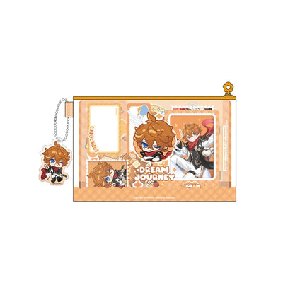 Genshin Impact Dream Journey Tartaglia Document Pouch & Sticker Set