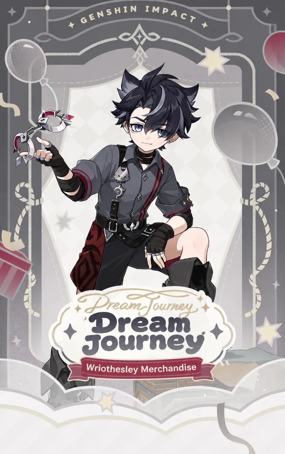 Wriothesley Dream Journey Series merchandise lineup