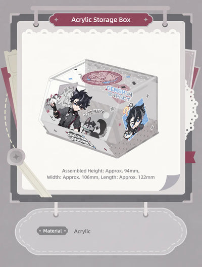 Wriothesley document pouch and sticker set contents