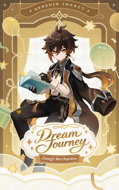 Zhongli Dream Journey Series badge design and specifications
