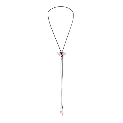 Genshin Impact Durin bolo tie necklace on white background