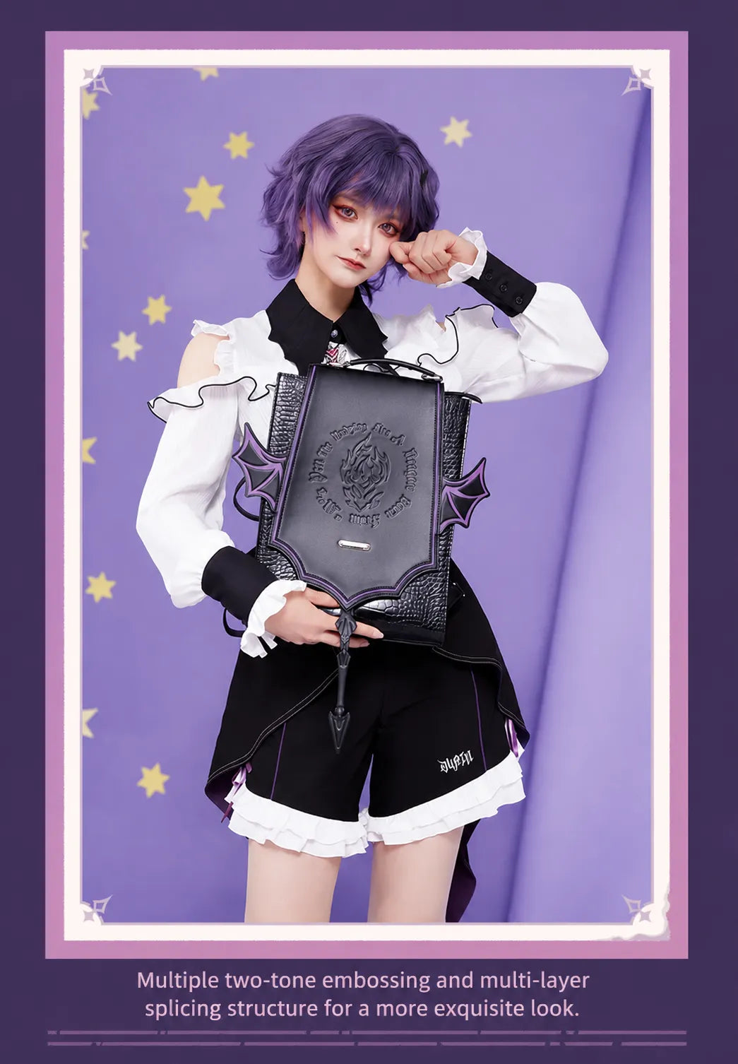 Durin PU backpack styled with the Theme Impression Series outfit