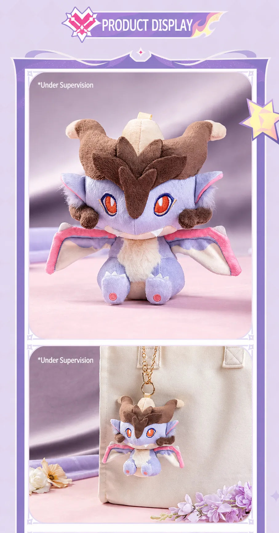 Genshin Impact Durin sleepy plush doll displayed in a resting pose