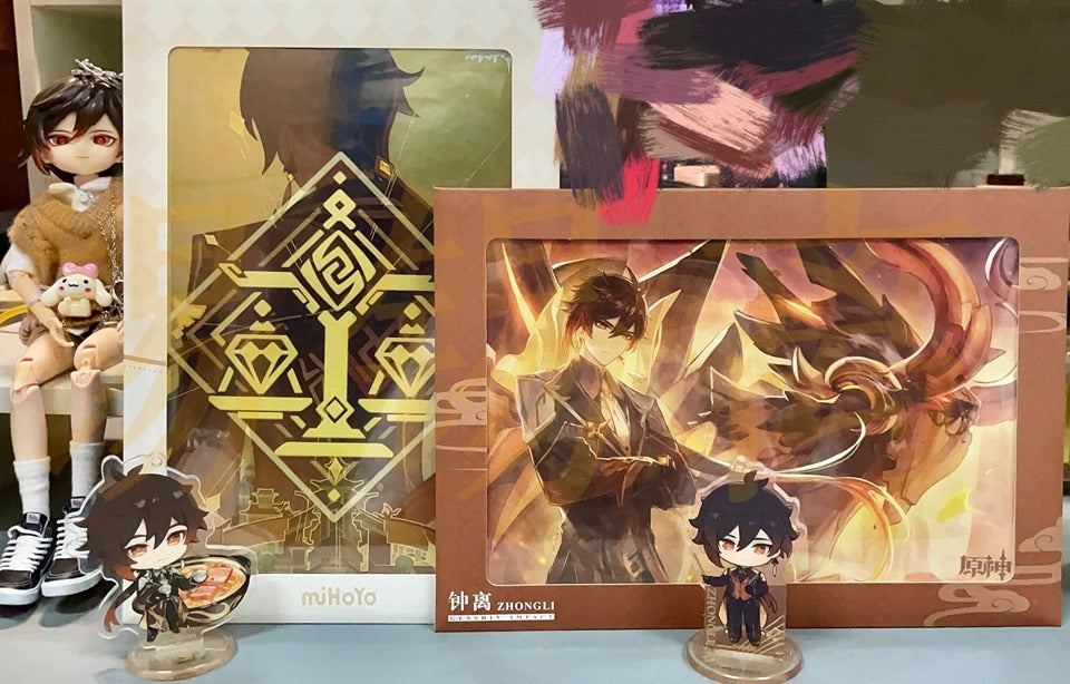 Genshin Impact Echoes of Ages Standee Acrílico Chibi Coleção