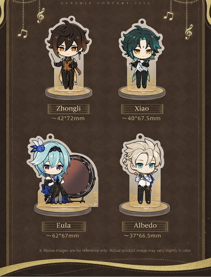 Genshin Impact Echoes of Ages acrylic standee size detail compact chibi figure dimensions