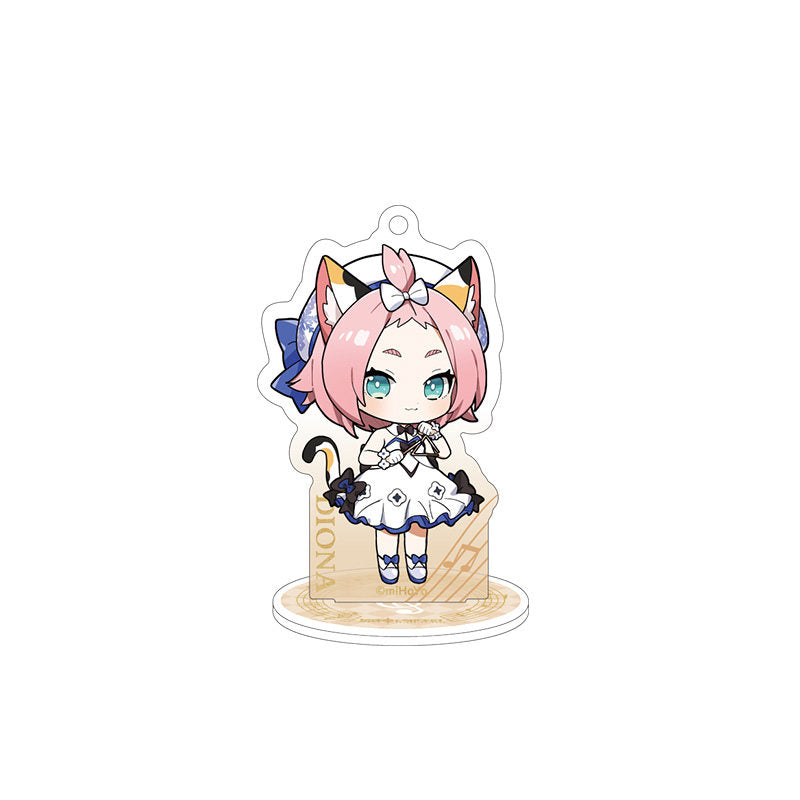 Genshin Impact Echoes of Ages Diona chibi acrylic standee cat girl concert display