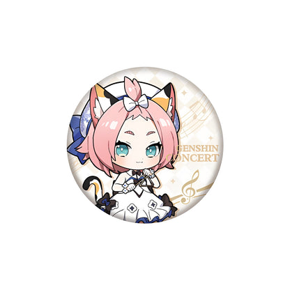 Genshin Impact Echoes of Ages Diona chibi pin badge cat girl concert design