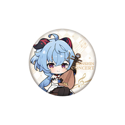 Genshin Impact Echoes of Ages Ganyu chibi pin badge elegant concert series