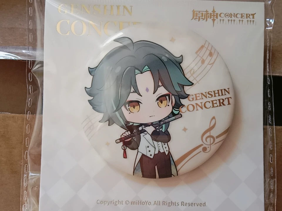 Genshin Impact Echoes of Ages Pin Badge Chibi Coleção