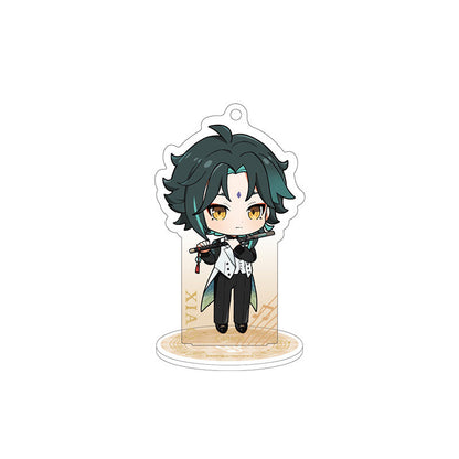 Genshin Impact Echoes of Ages Xiao chibi acrylic standee concert themed desk display