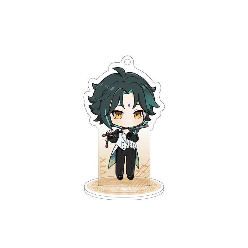 Genshin Impact Echoes of Ages Xiao chibi acrylic standee concert themed desk display