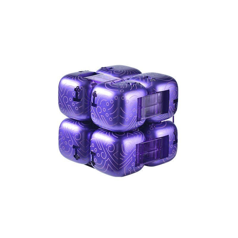 Genshin Impact Electro Hypostasis Aleph mini building block cube toy front view