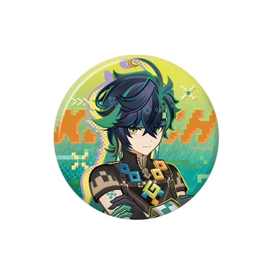 Genshin Impact Emblem of Steadfast Valor Kinich Character Badge featuring collectible character artwork