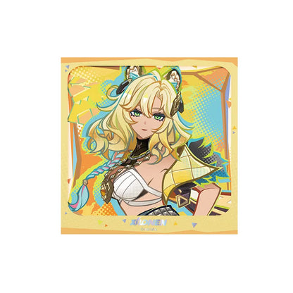 Genshin Impact Emblem of Steadfast Valor Xilonen 3D Lenticular Card featuring layered character artwork