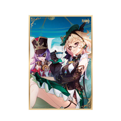 Genshin Impact Emilie acrylic art print theme series collectible card