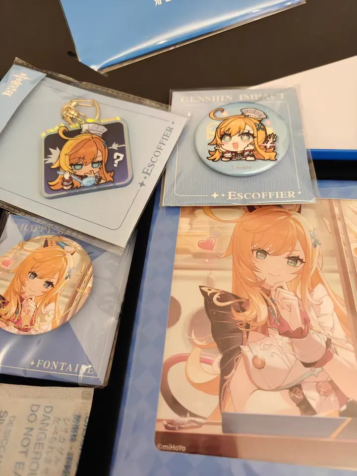 Genshin Impact Q Version Emoji Wackel-Standee – Fontaine Serie