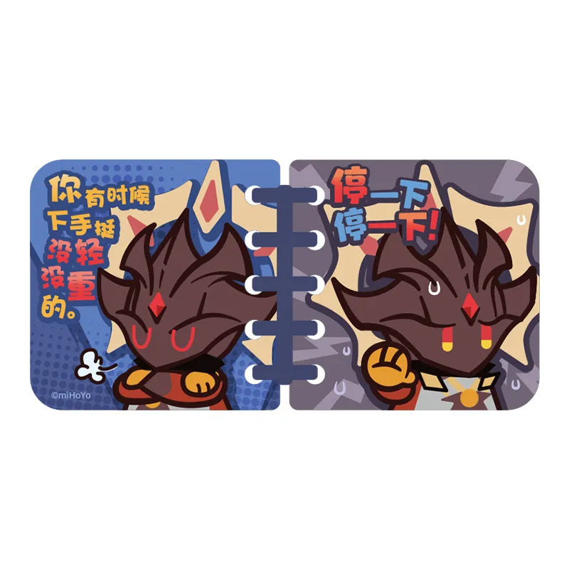Enjou Brightly Burns the Truth acrylic charm and illustrated booklet