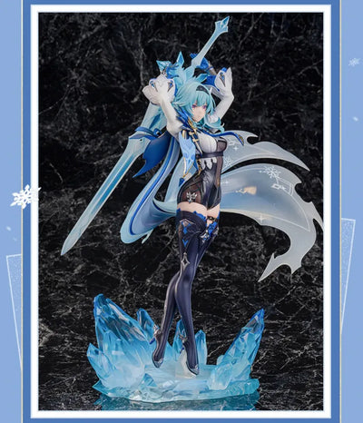 Eula figure showcasing detailed costume and translucent effects