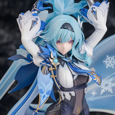 Eula 1/7 figure with translucent icy effects and crystalline base