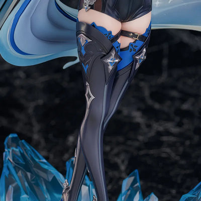 Eula 1/7 collectible figure with flowing translucent effects