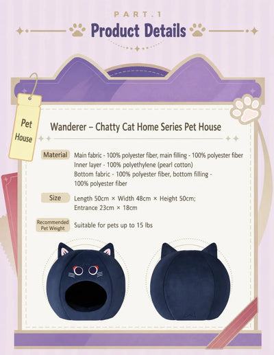 pet house stable base anti slip bottom design for safe daily use