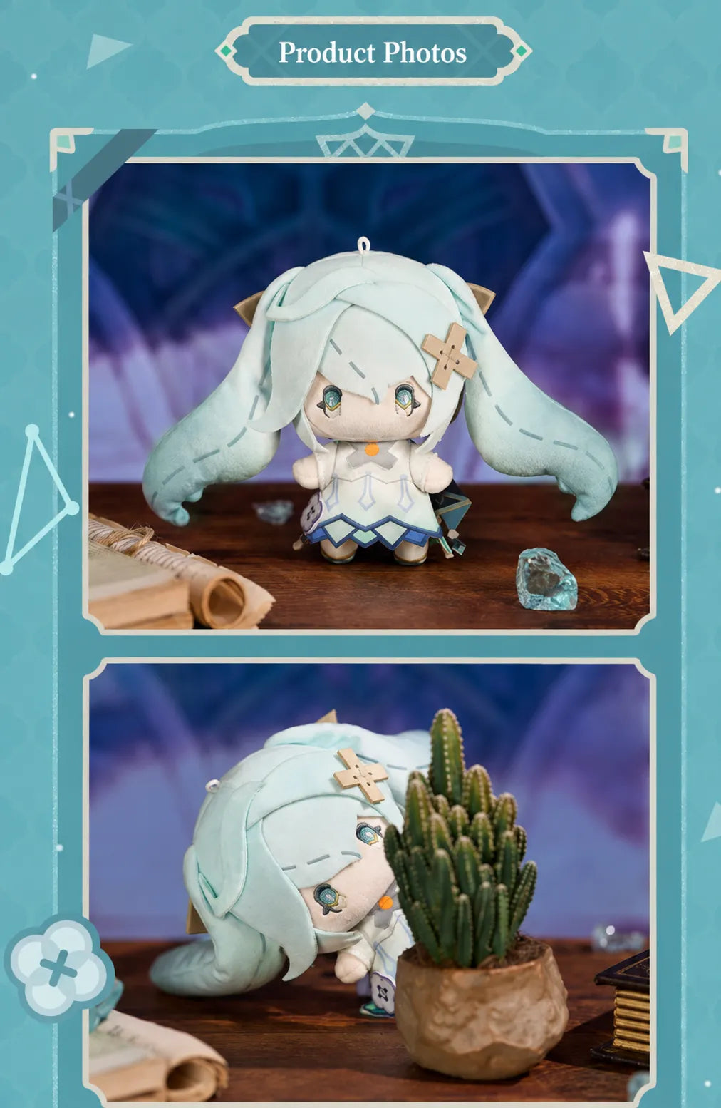 Faruzan Unravel Companion Plush Keychain displayed on a tabletop