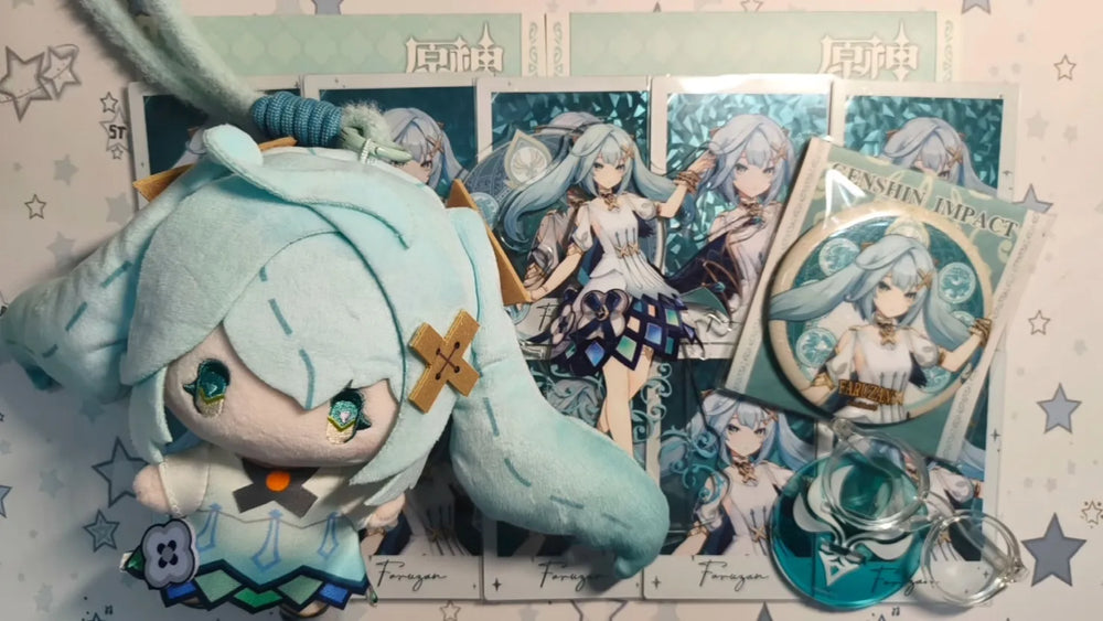 Genshin Impact Faruzan Unravel Companion Plush Keychain
