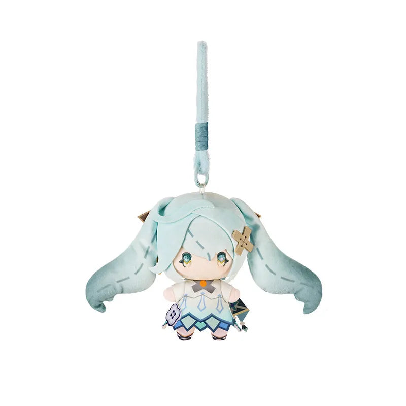 Faruzan Unravel Companion Plush Keychain on white background