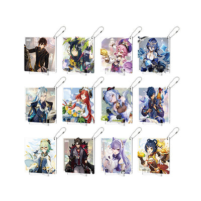 Genshin Impact Fated Day acrylic coaster full character lineup