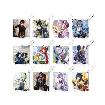 Genshin Impact Fated Day acrylic coaster full character lineup