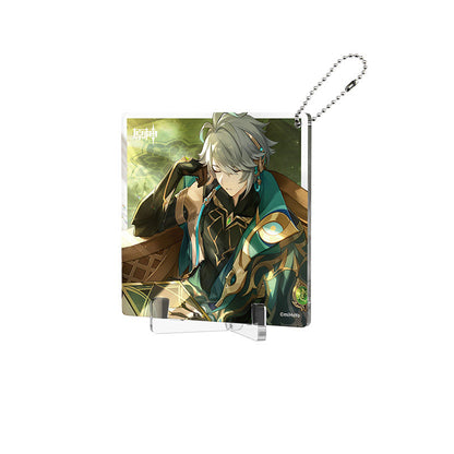 Genshin Impact Fated Day Alhaitham acrylic coaster birthday design