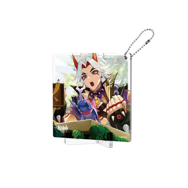 Genshin Impact Fated Day Arataki Itto acrylic coaster birthday design