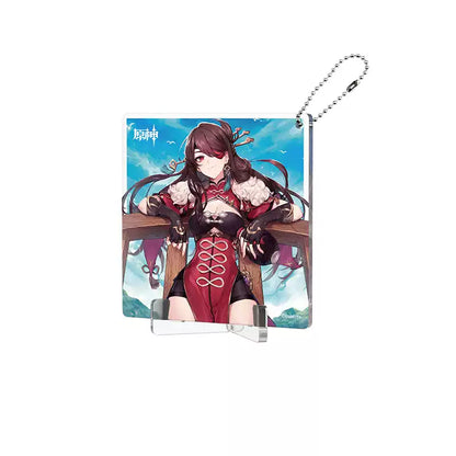 Genshin Impact Fated Day Beidou acrylic coaster birthday design