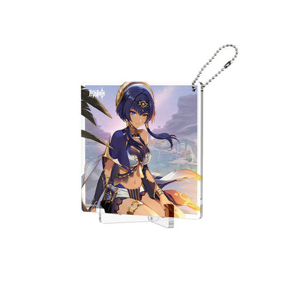 Genshin Impact Fated Day Candace acrylic coaster birthday design