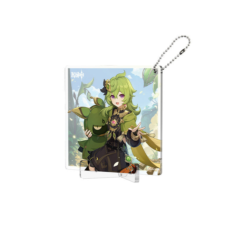 Genshin Impact Fated Day Collei acrylic coaster birthday design