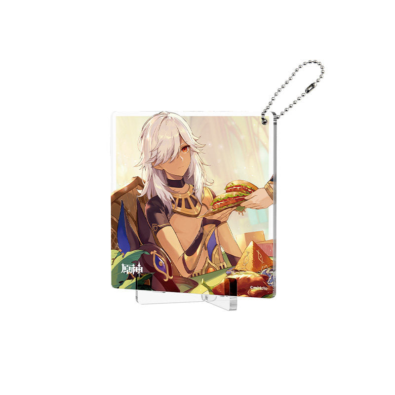 Genshin Impact Fated Day Cyno acrylic coaster birthday design