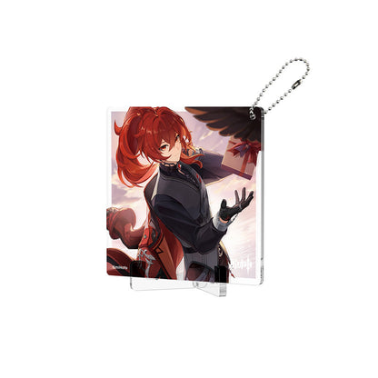 Genshin Impact Fated Day Diluc acrylic coaster birthday design