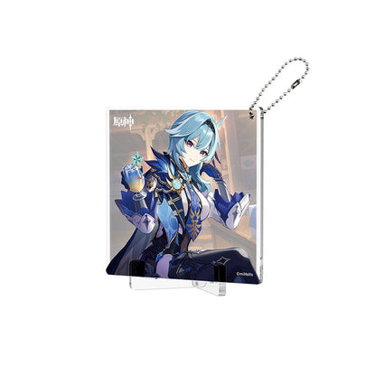 Genshin Impact Fated Day Eula acrylic coaster birthday design