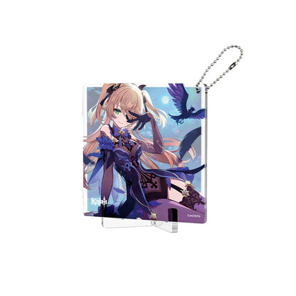 Genshin Impact Fated Day Fischl acrylic coaster birthday design