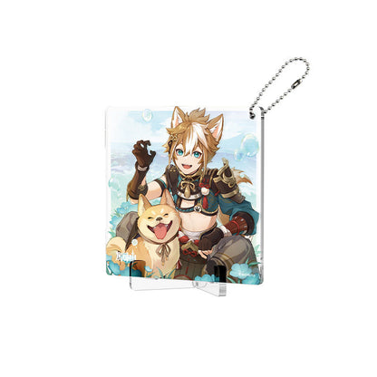 Genshin Impact Fated Day Gorou acrylic coaster birthday design
