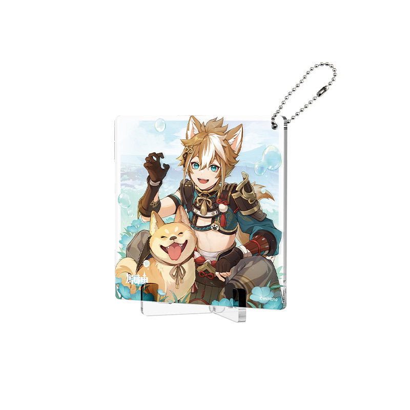 Genshin Impact Fated Day Gorou acrylic coaster birthday design