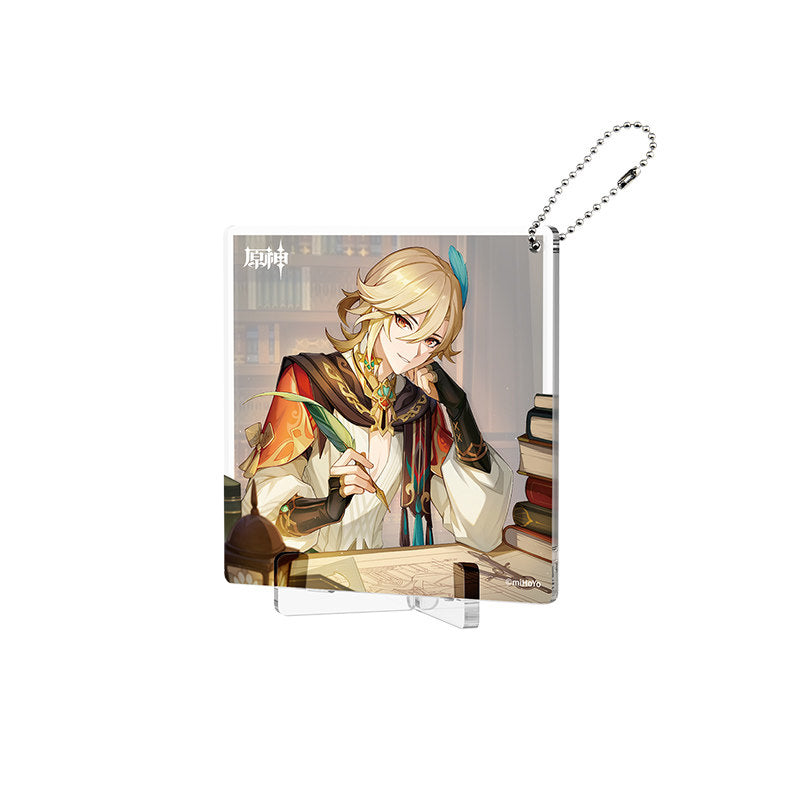 Genshin Impact Fated Day Kaveh acrylic coaster birthday design