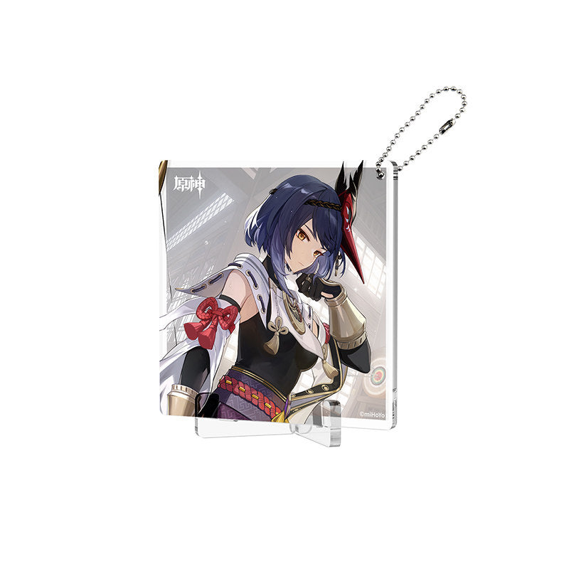 Genshin Impact Fated Day Kujou Sara acrylic coaster birthday design