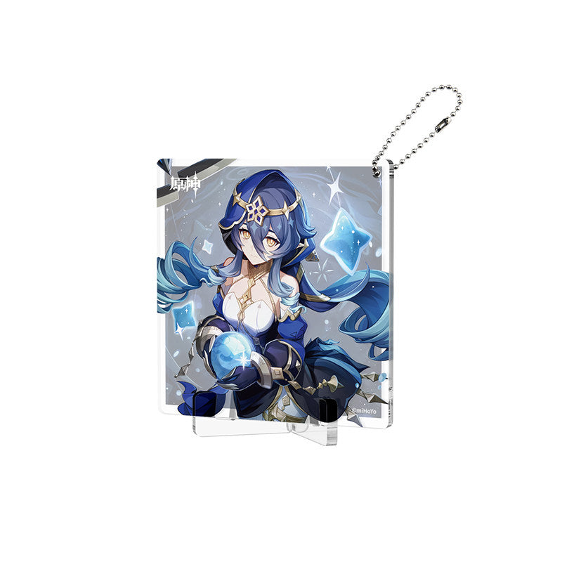Genshin Impact Fated Day Layla acrylic coaster birthday design