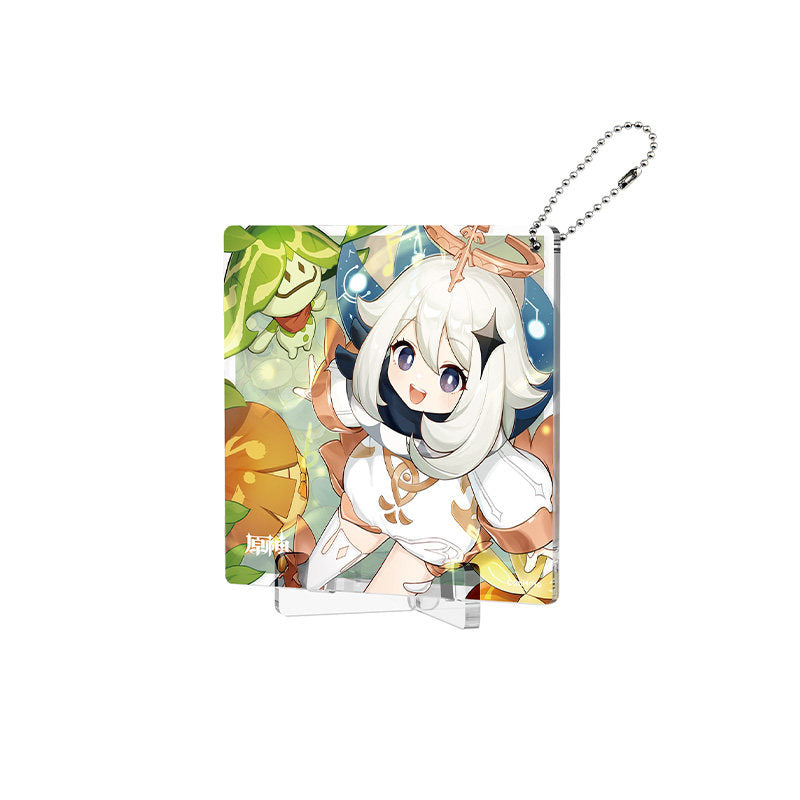 Genshin Impact Fated Day Paimon acrylic coaster birthday design
