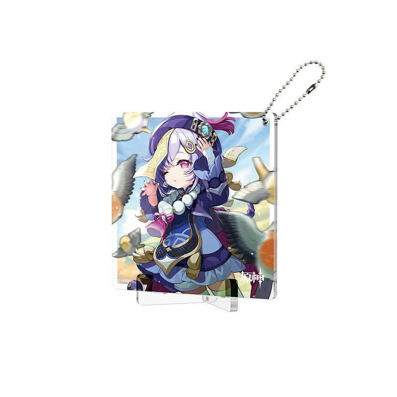 Genshin Impact Fated Day Qiqi acrylic coaster birthday design